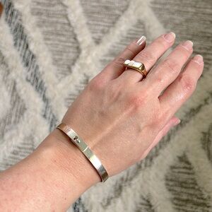Madewell Sterling bangle bracelet